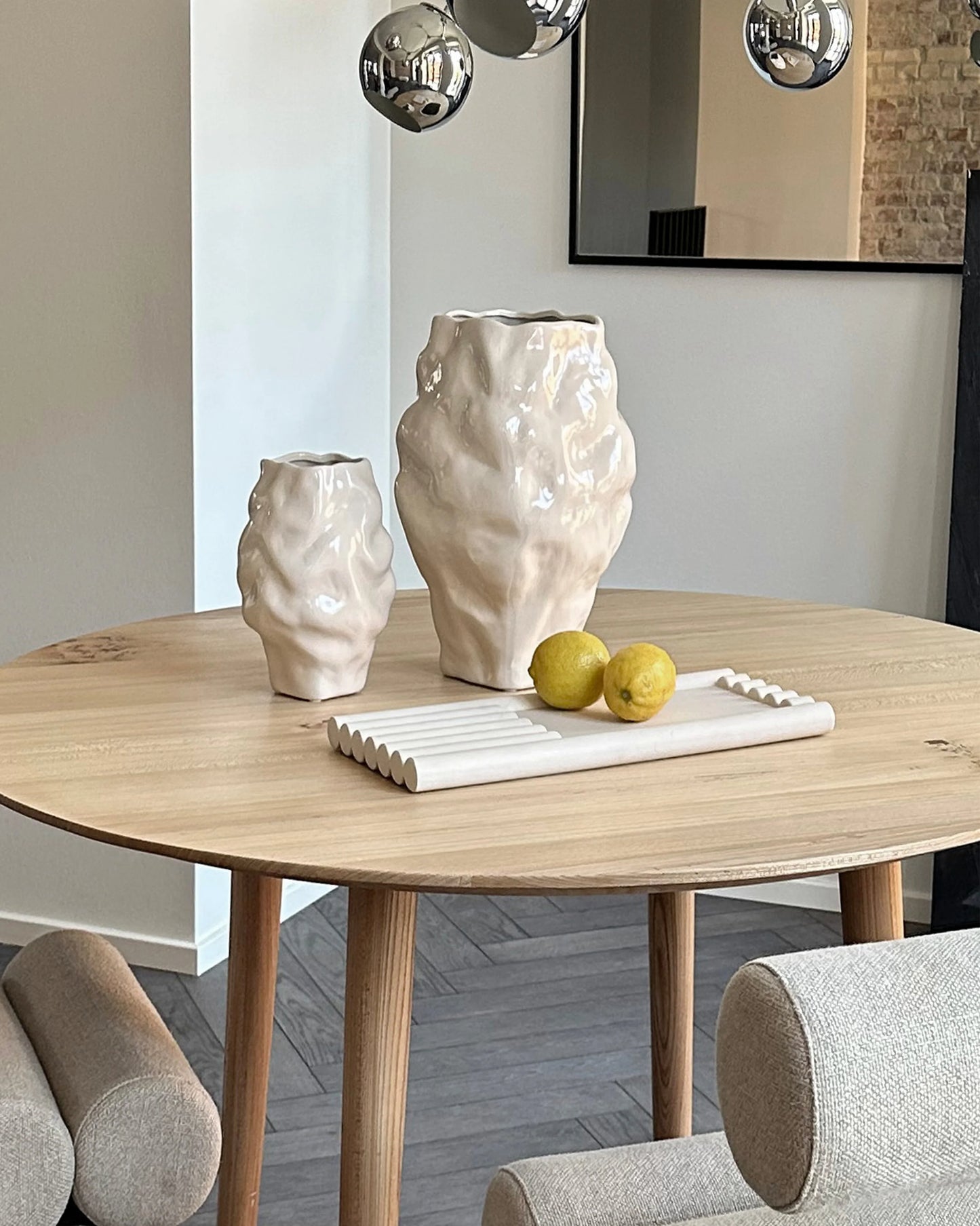 Katachi Vase, Mini - High Glaze Birch