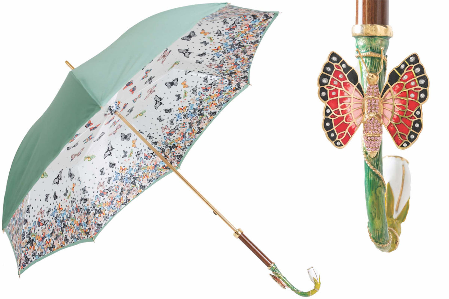 Umbrella butterfly swarovski
