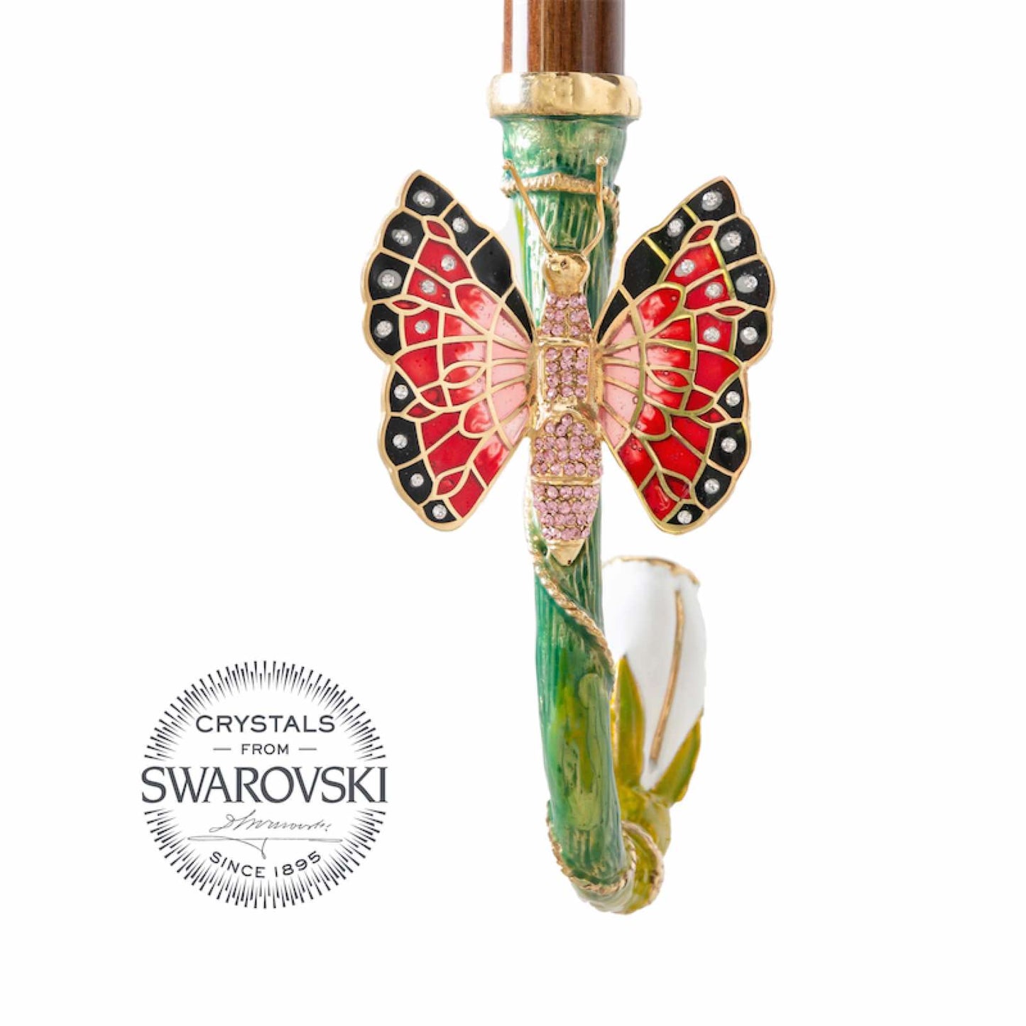 Umbrella butterfly swarovski