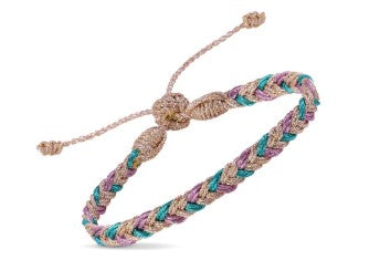 Eya n°2 Bracelet (Rose Gold Tiffany Blue)