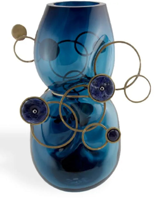 Vase Fairground Duck Blue