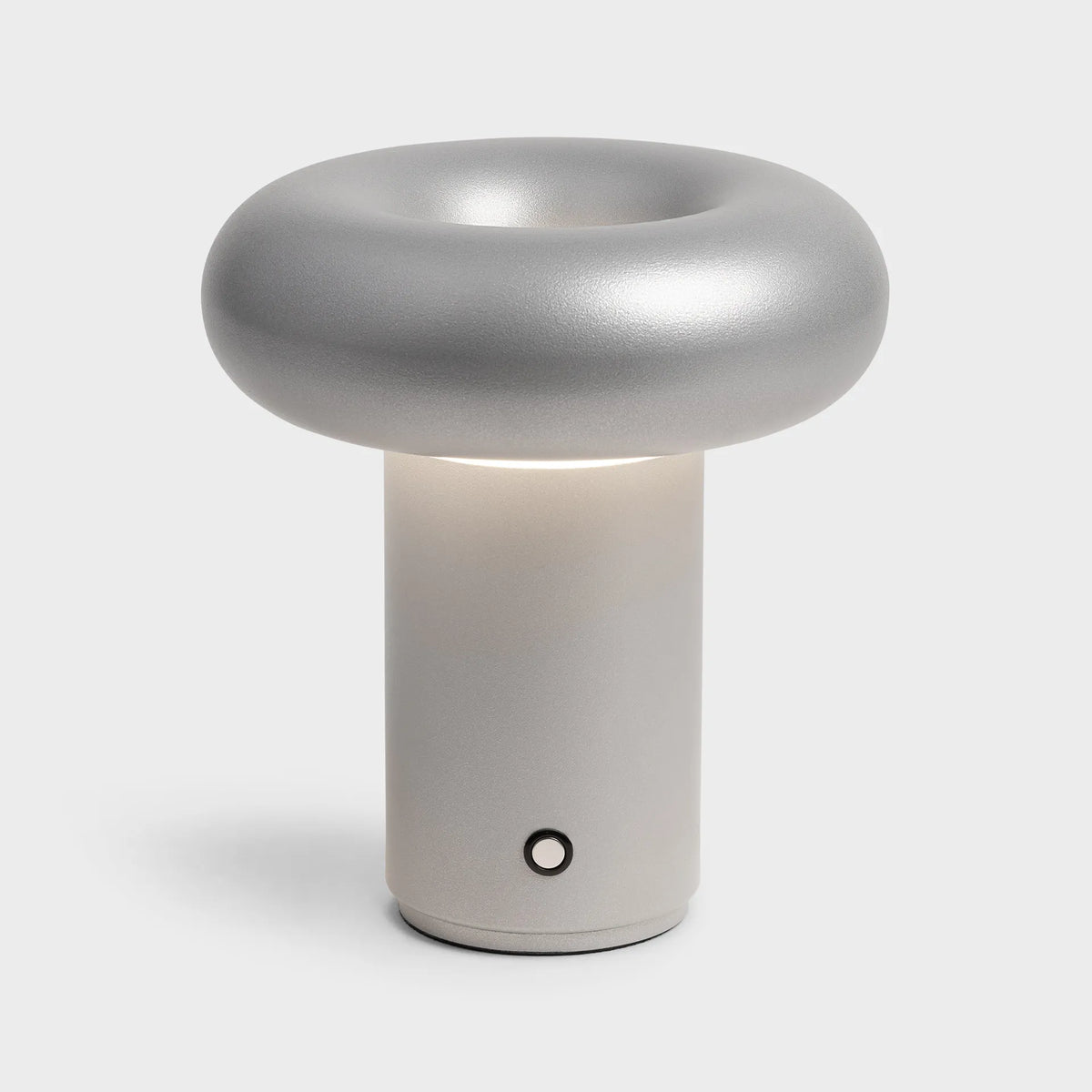 Lamp Portable Glimpse Frosted Silver