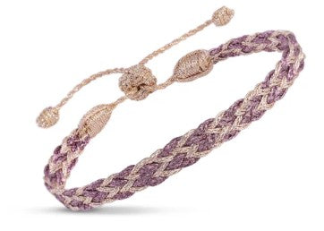 Zyn n°2 Bracelet (Rose Gold Mauve)