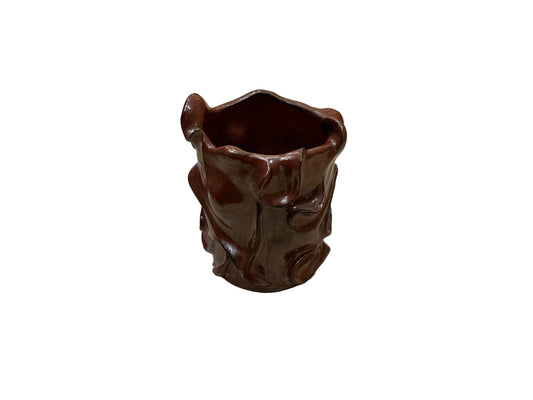 Small red Tulip vase