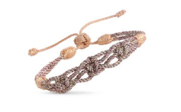 Amara nº1 bracelet (Peach Mauve)