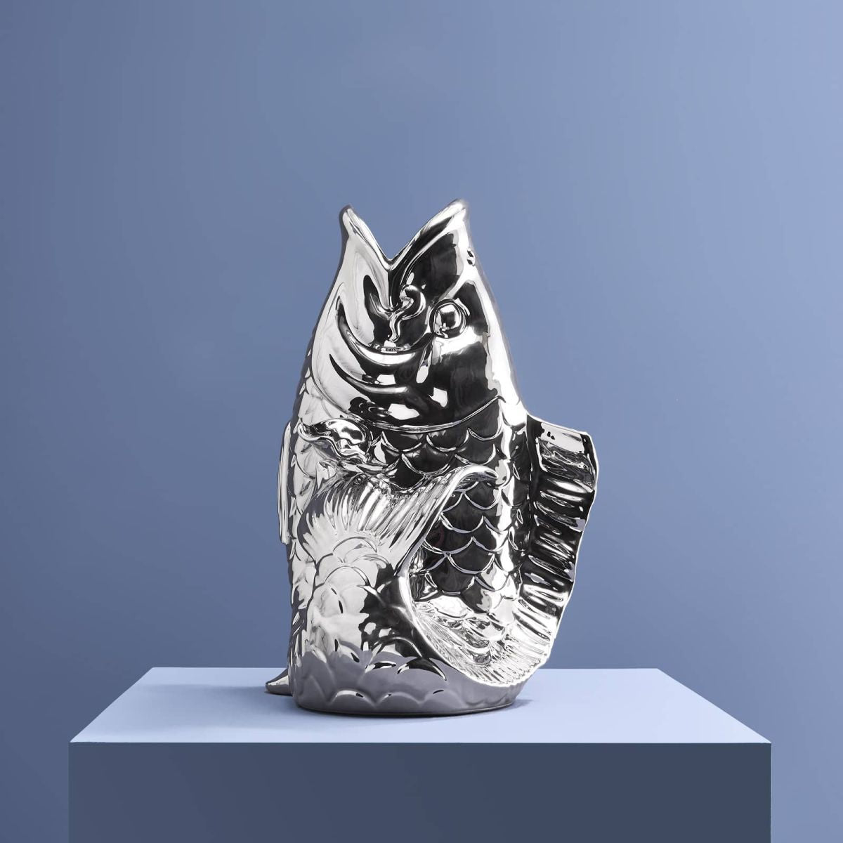 Sculpture/Vase Blubb, Silver