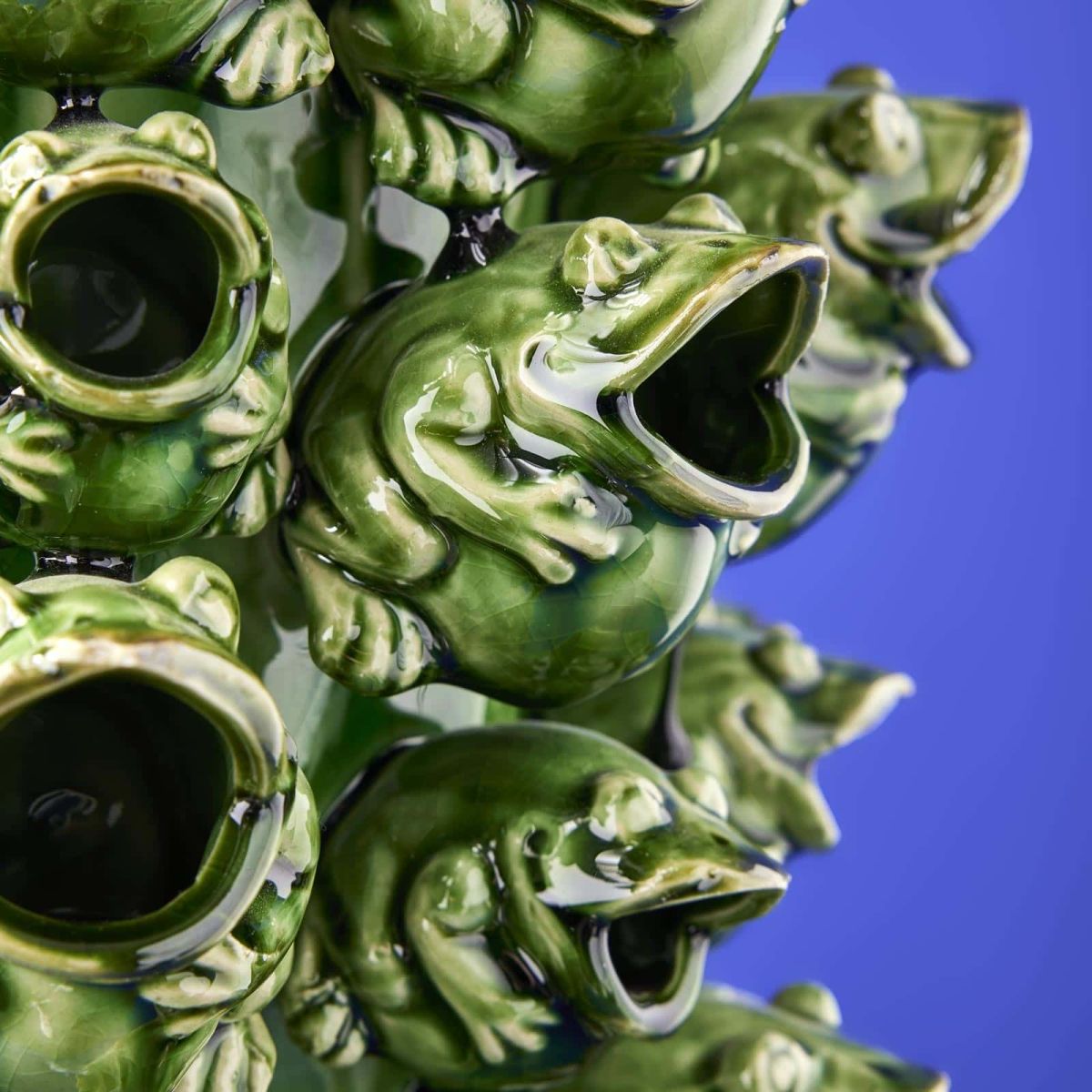 Vase Frogs, Green