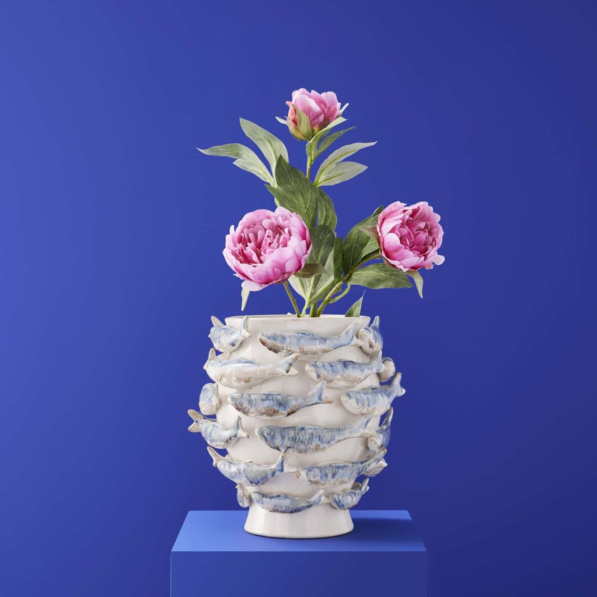 Vase Fish, White