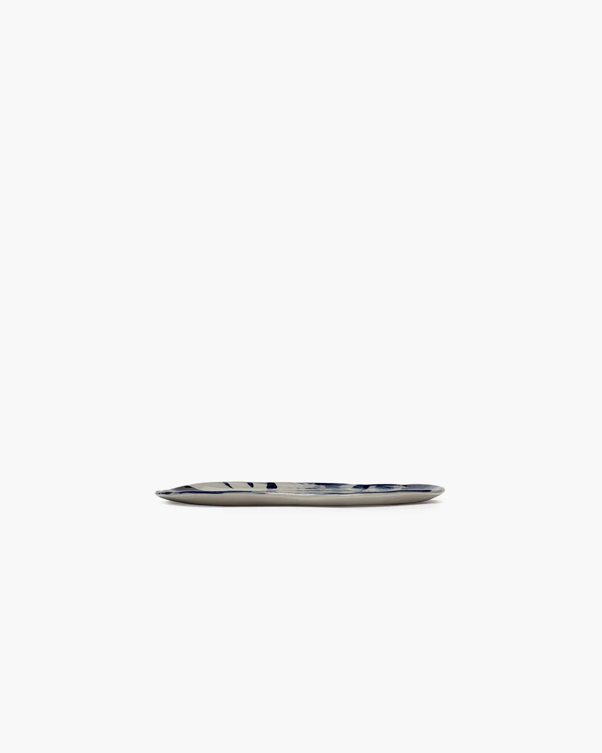 Breakfast Plate Beige Blue Sophia