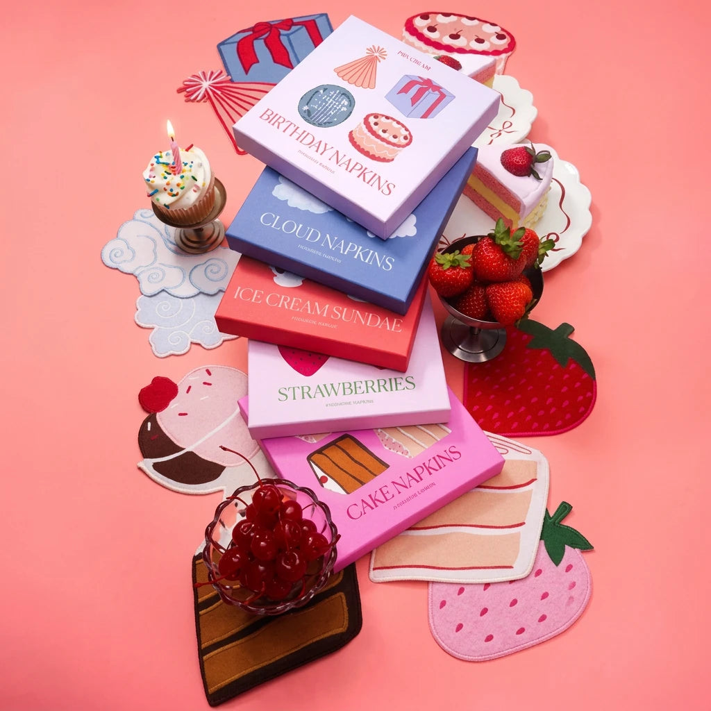 Icecream Sundae Napkins