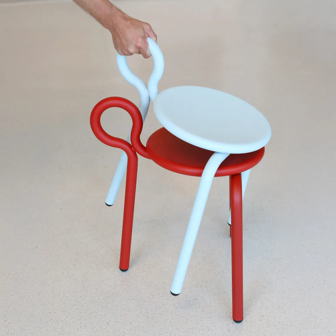 Stool Lasso Ice Blue