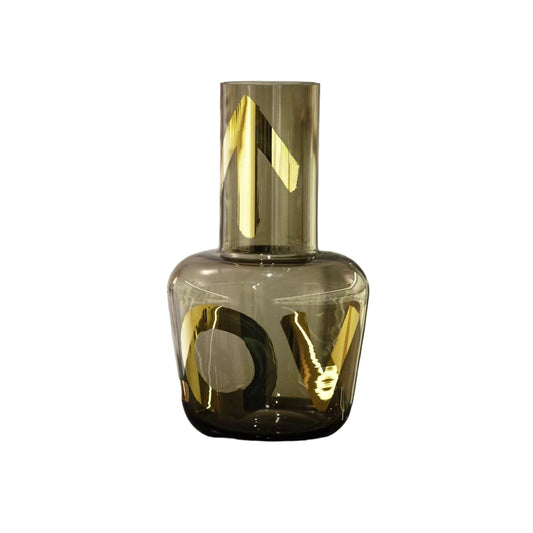 Vase Golden Touch Brown Smoke