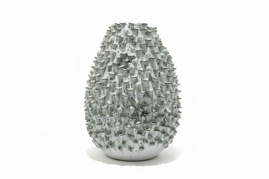 Sea Mushroom Green & White Coral Vase