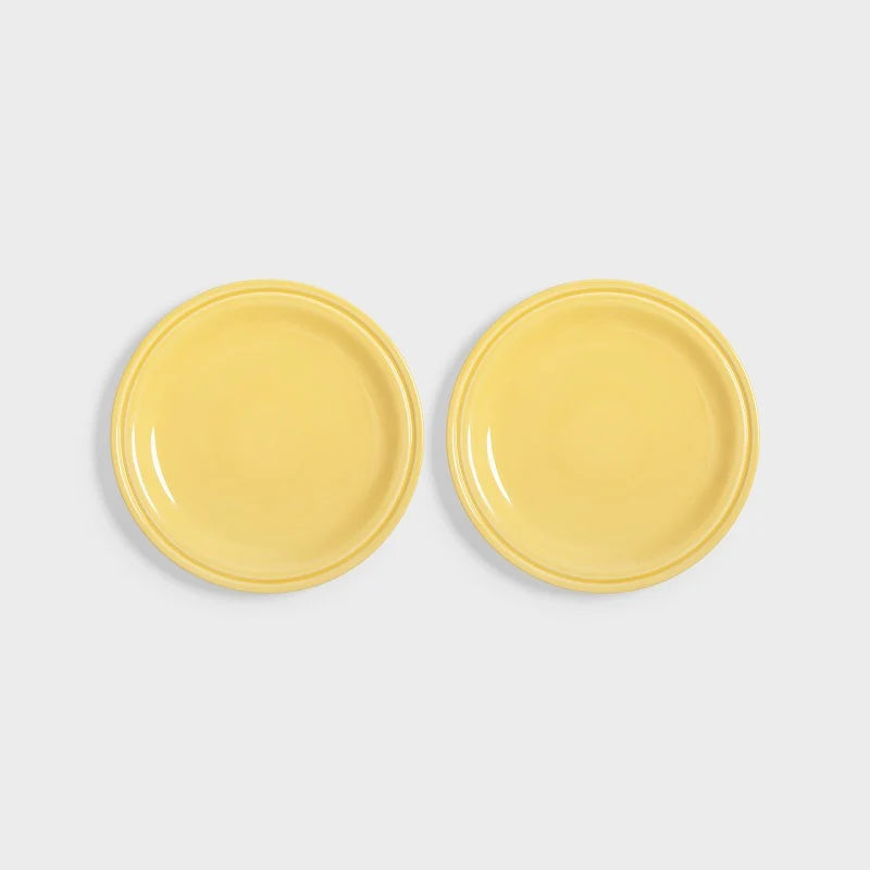 Plate Mochi Yellow Medium Set of 2