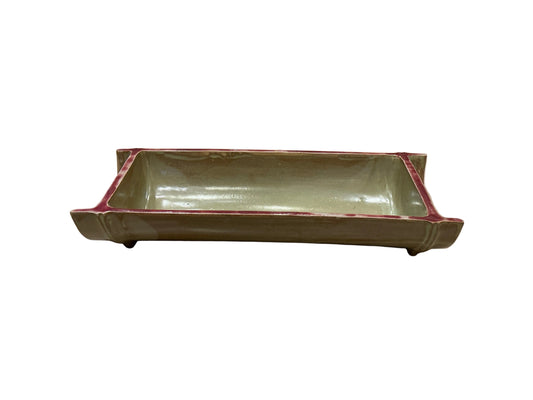 Medium green Bambou plateen