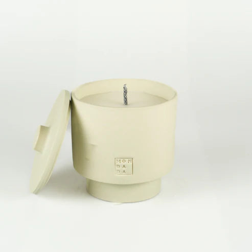 June Candle One Tuscany Neutral lid