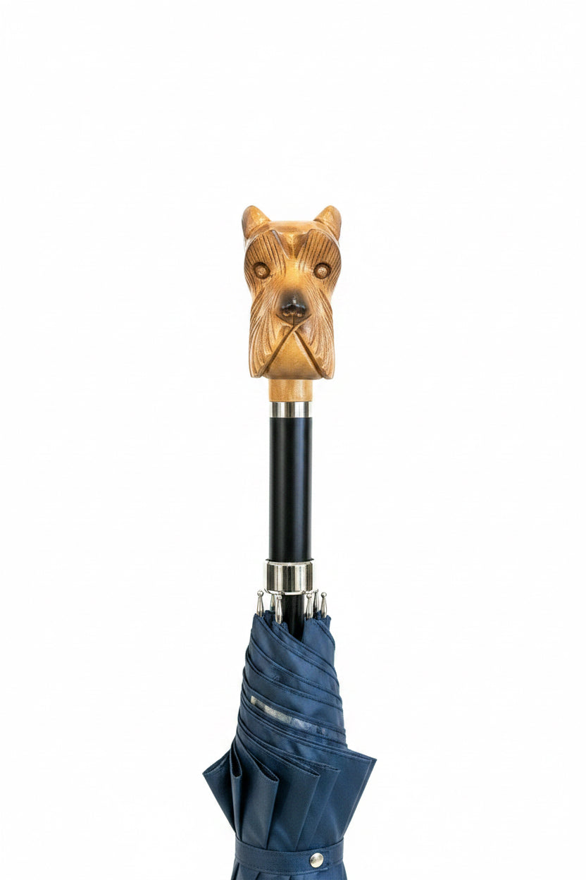 Umbrella wooden dog