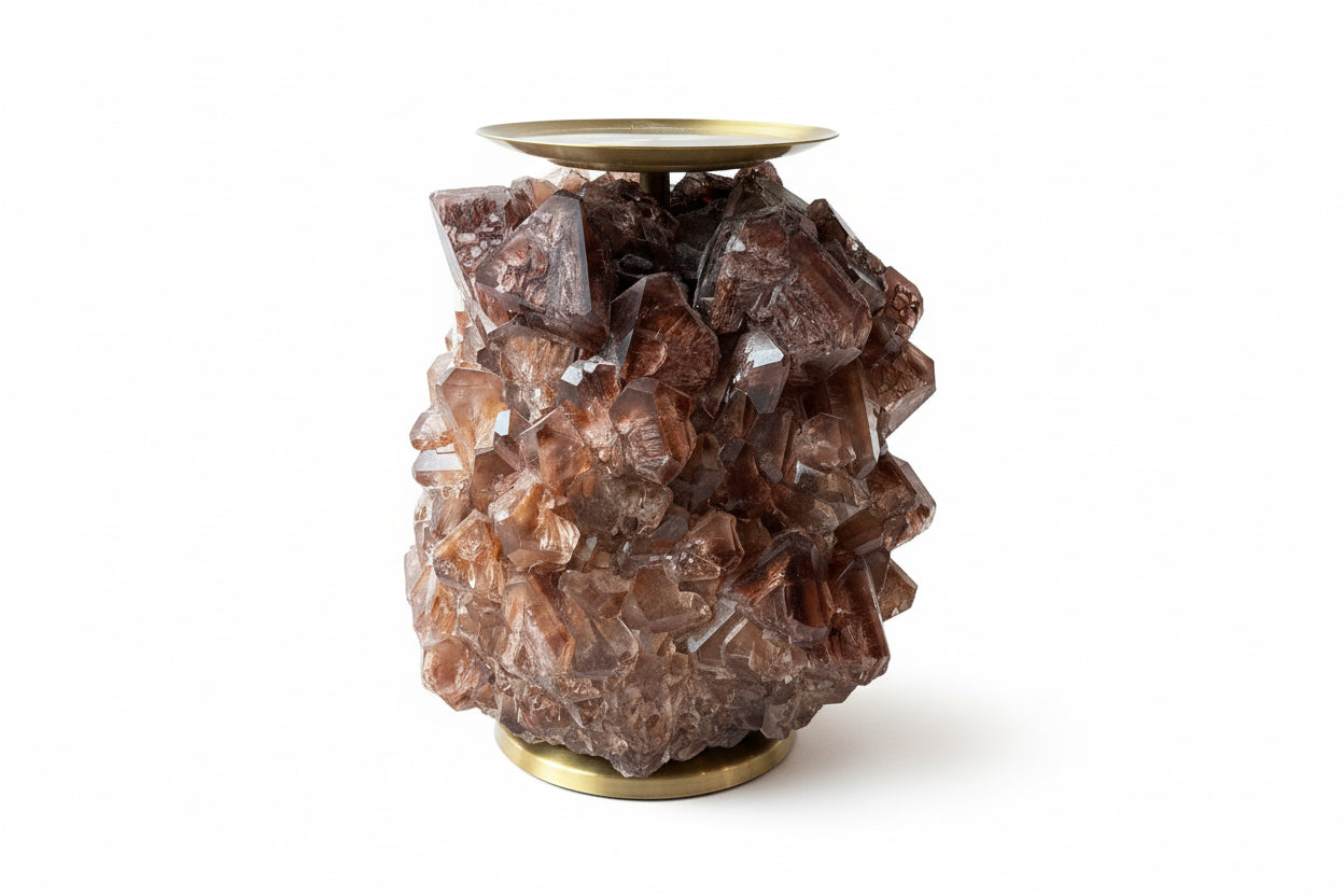 Crystal Pillarcandle Holder