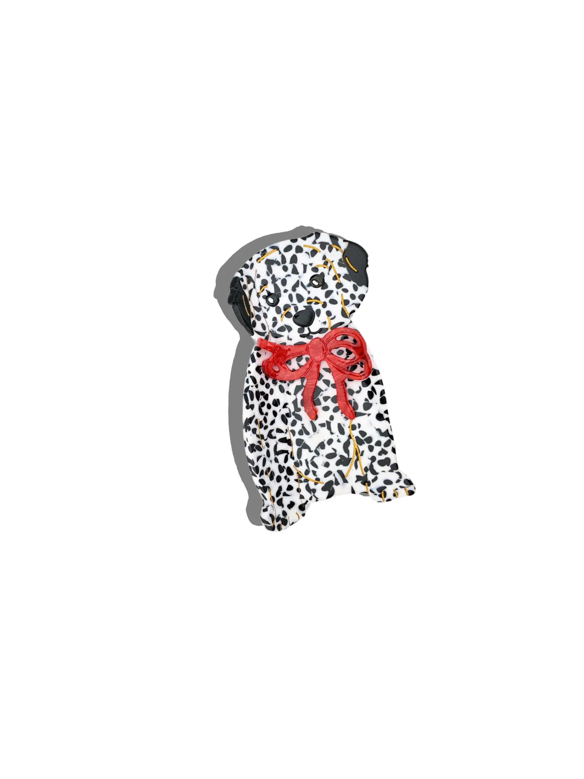 Dalmatian Puppy Dog Claw Hair Clip