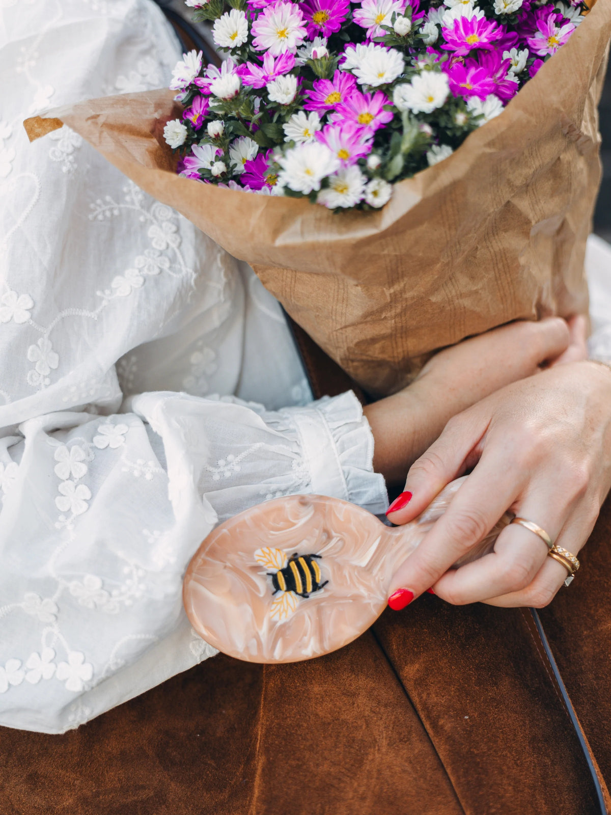 Honey Bee Handbag Hero Brush