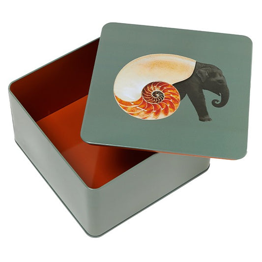 Shellephant Square tin