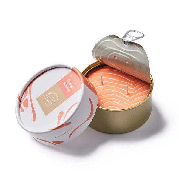 Candle Orange Salmon