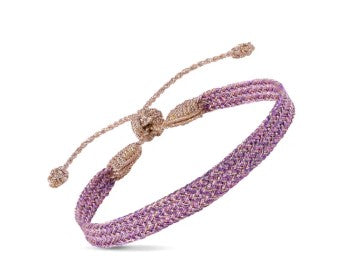 Ania n°1 Bracelet (Rose Gold Purple)