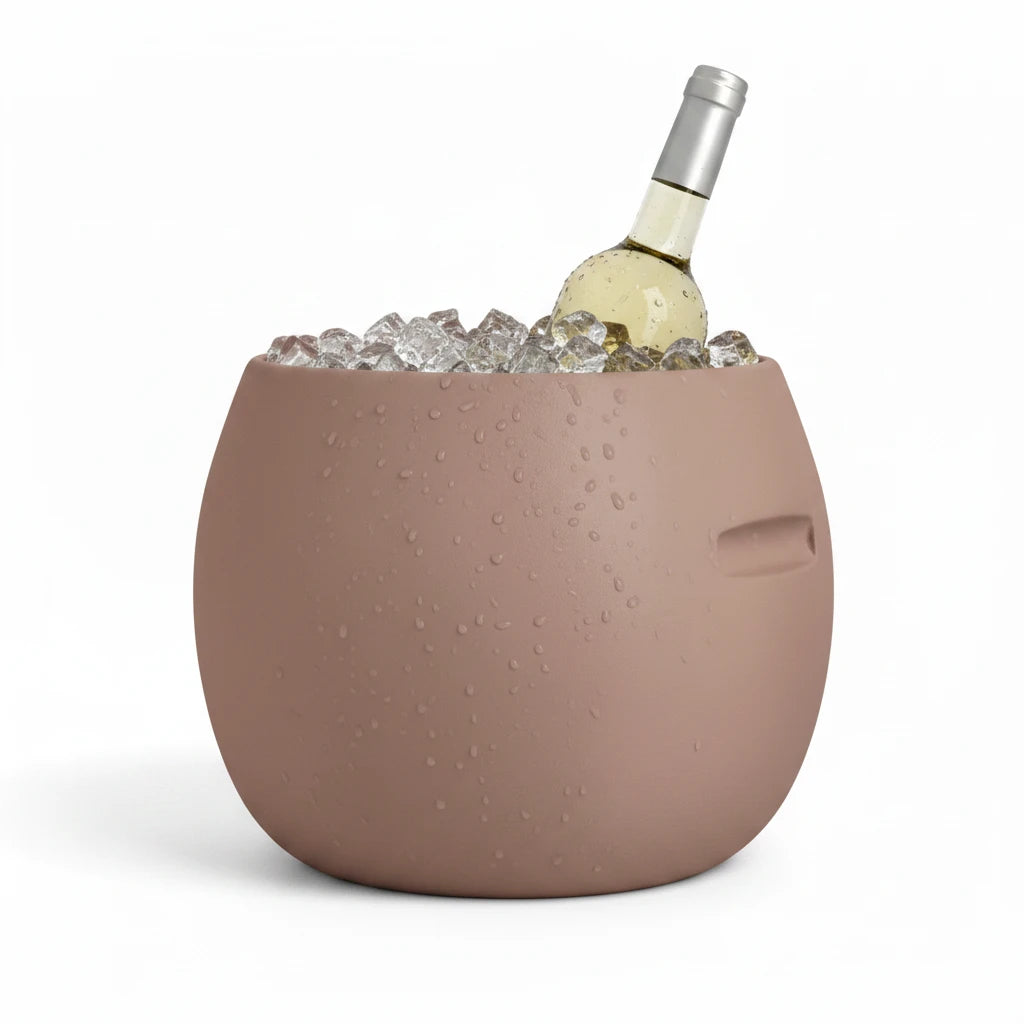 Bubble Wine Bucket Soft Pink