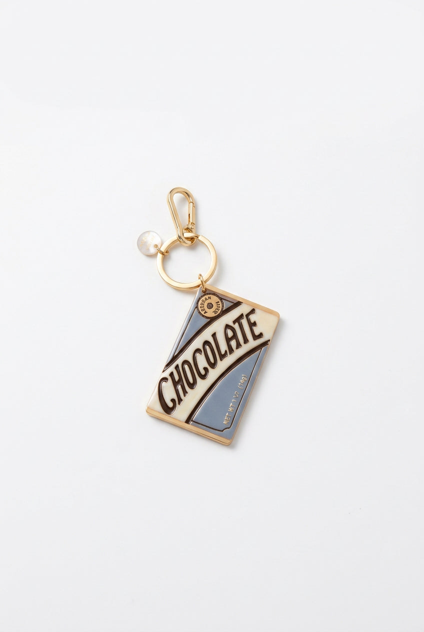 Chocolate Bag Charm + Keychain