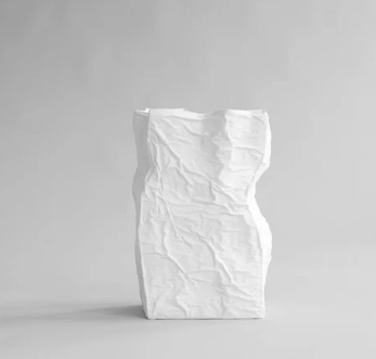 Kami Vase, Big - Bone White