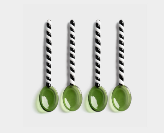 Spoon Duet Green Set of 4