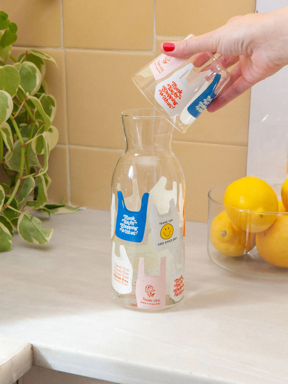 Set De Vaso Y Jarra Corner Shop