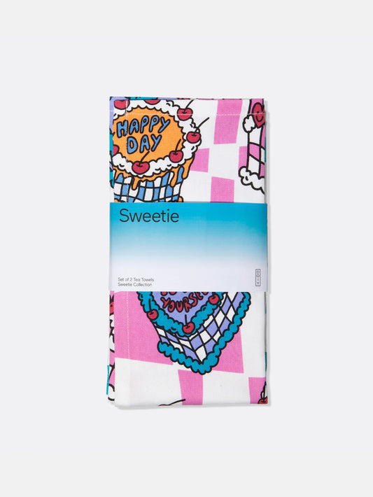 Set De 2 Paños De Tea Towels Sweetie