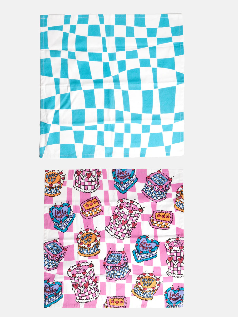 Set 2 Sweetie tea towels