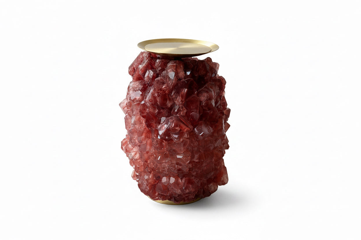 Crystal Pillarcandle Holder