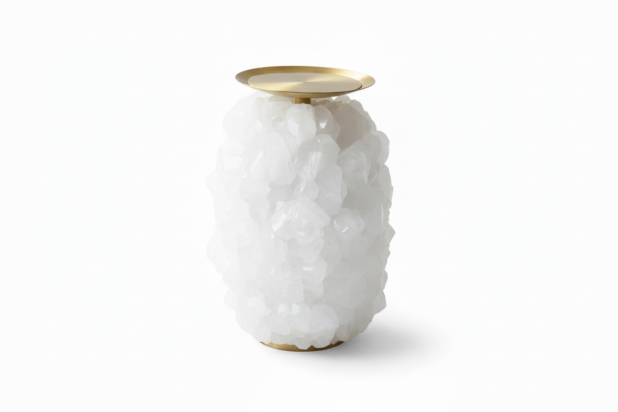 Crystal Pillarcandle Holder