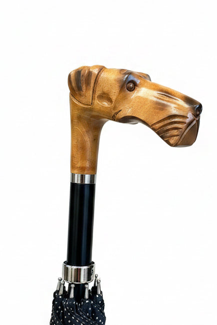 Umbrella wooden dog point