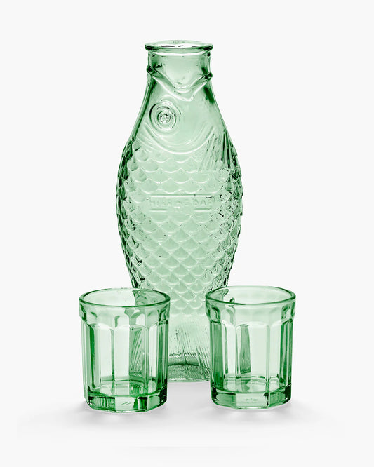 Set Carafe + 2 Glasses M Green