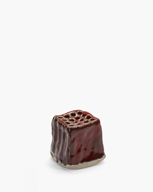 Vase L Red Pique-Fleurs