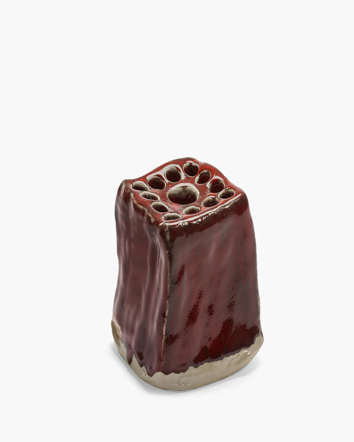 Vase Xl Red Pique-Fleurs