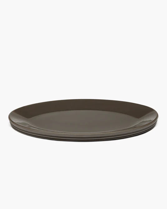 Serving dish oval L Slate Dune