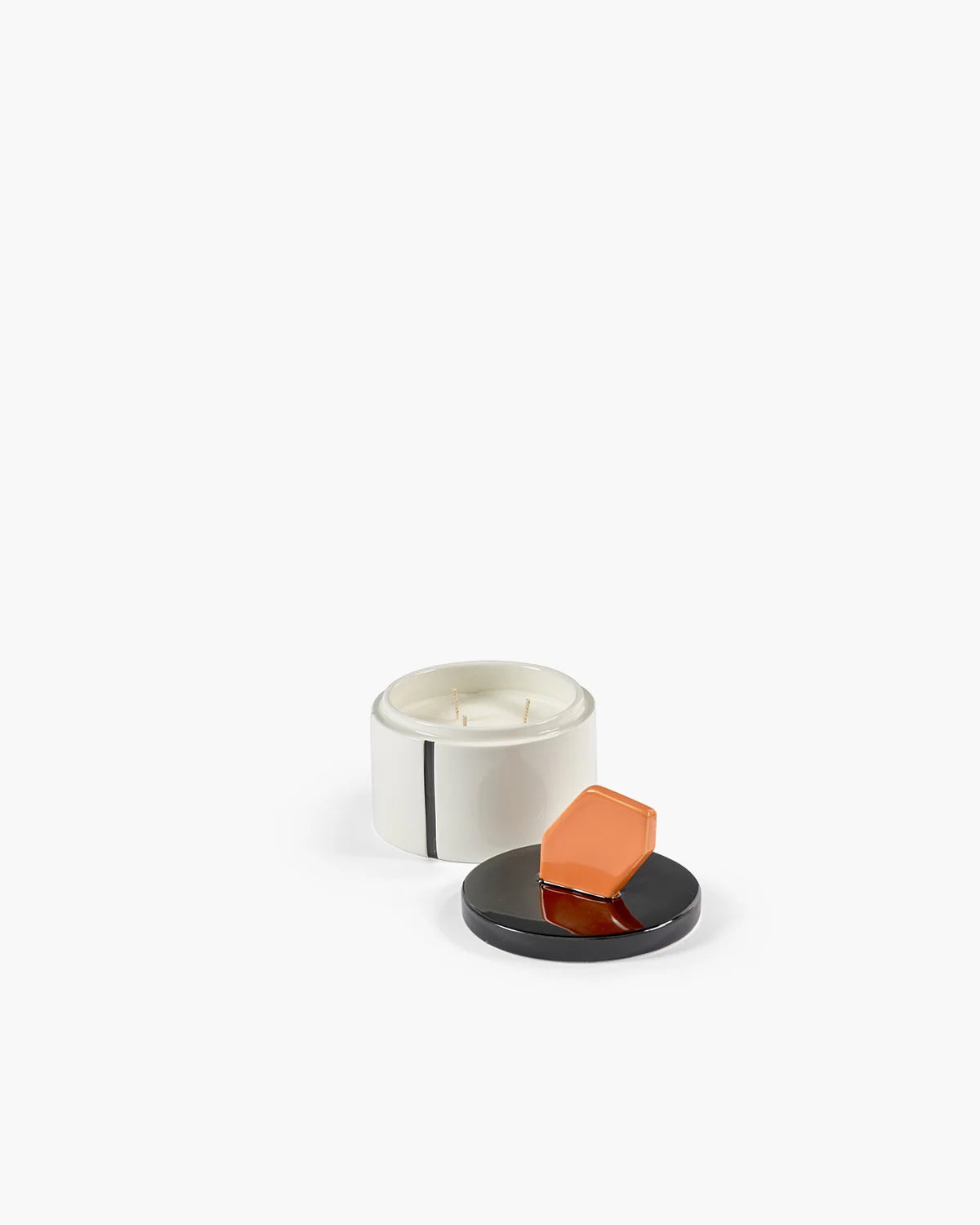 Scented Candle M Black Orange Candela 02