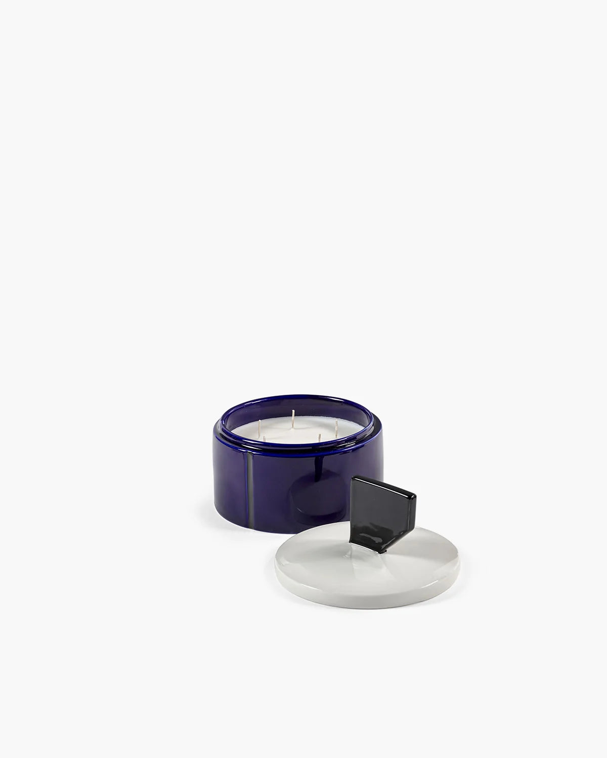 Scented Candle L Blue Black Candela 01