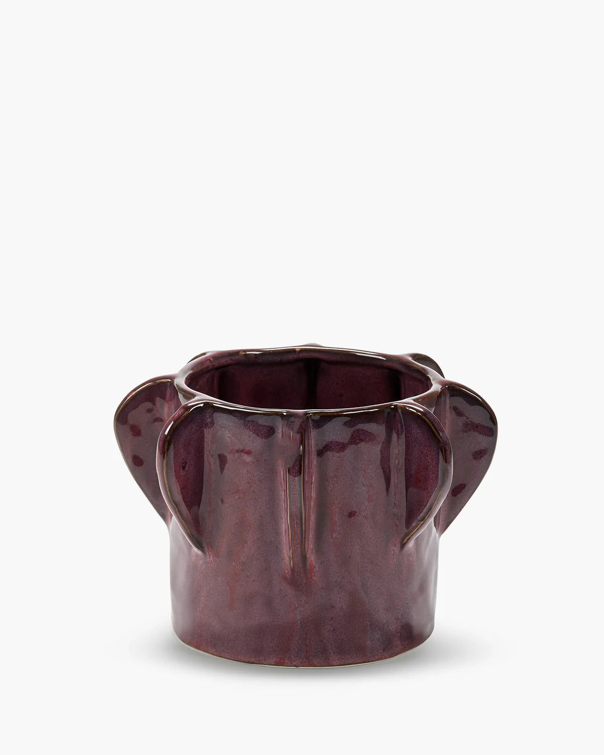 Flower Pot 02 S Aubergine Molly