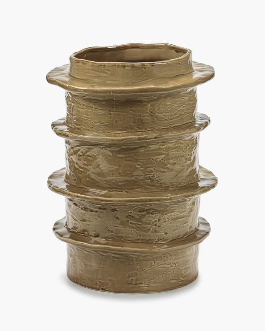 Flower Pot 03 M Ocher Molly