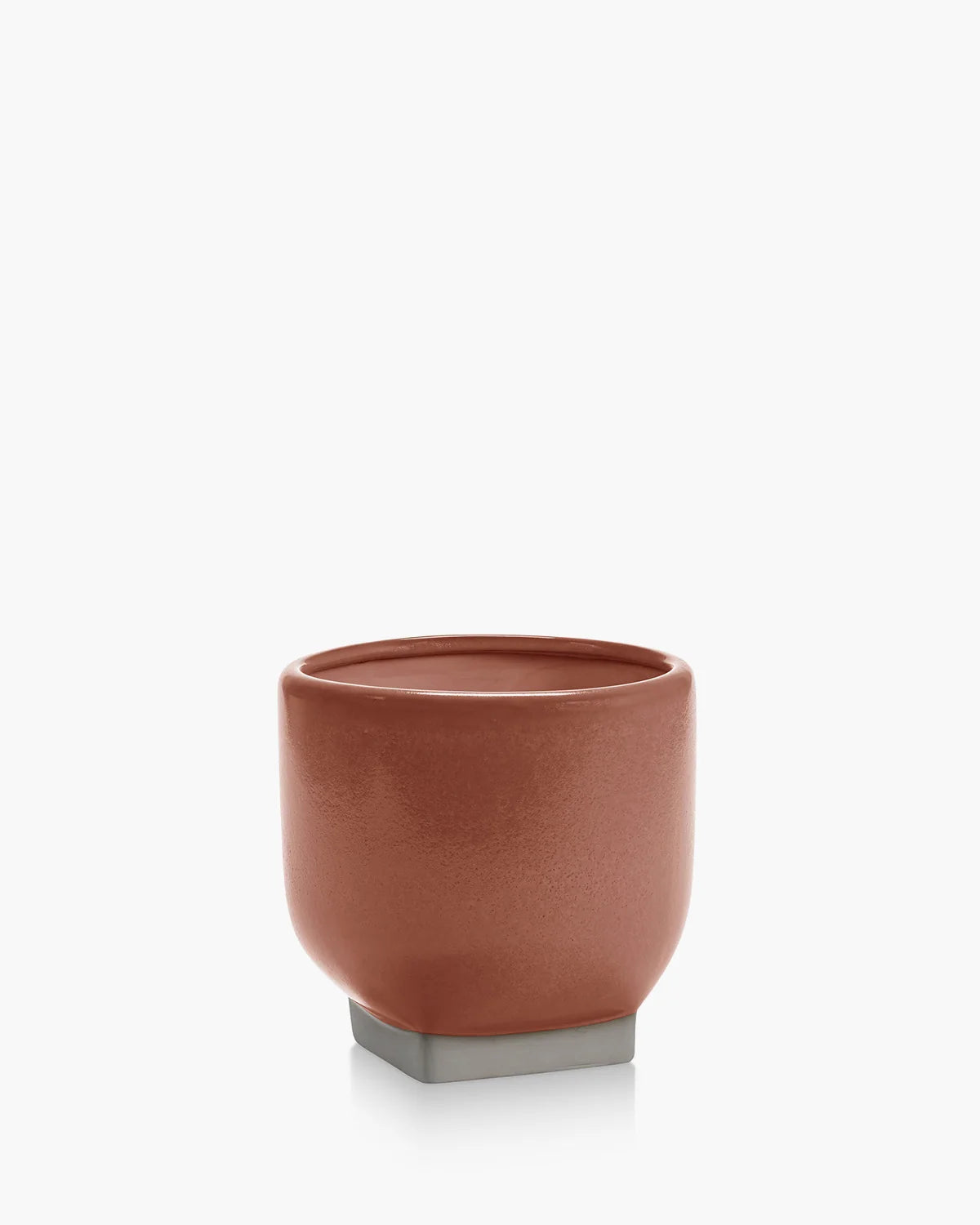 Flower Pot 02 Orange/Grey
