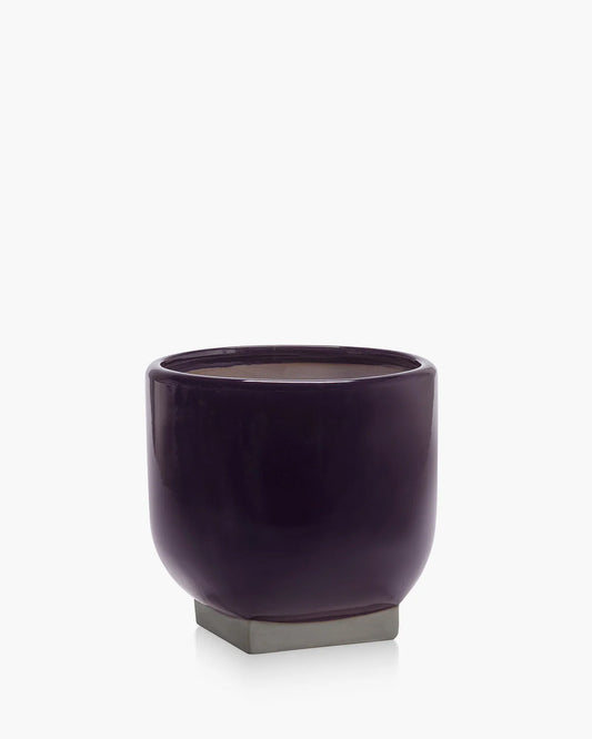 Flower Pot 03 Purple/Grey