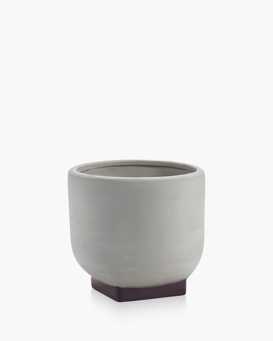 Flower Pot 03 Grey/Purple