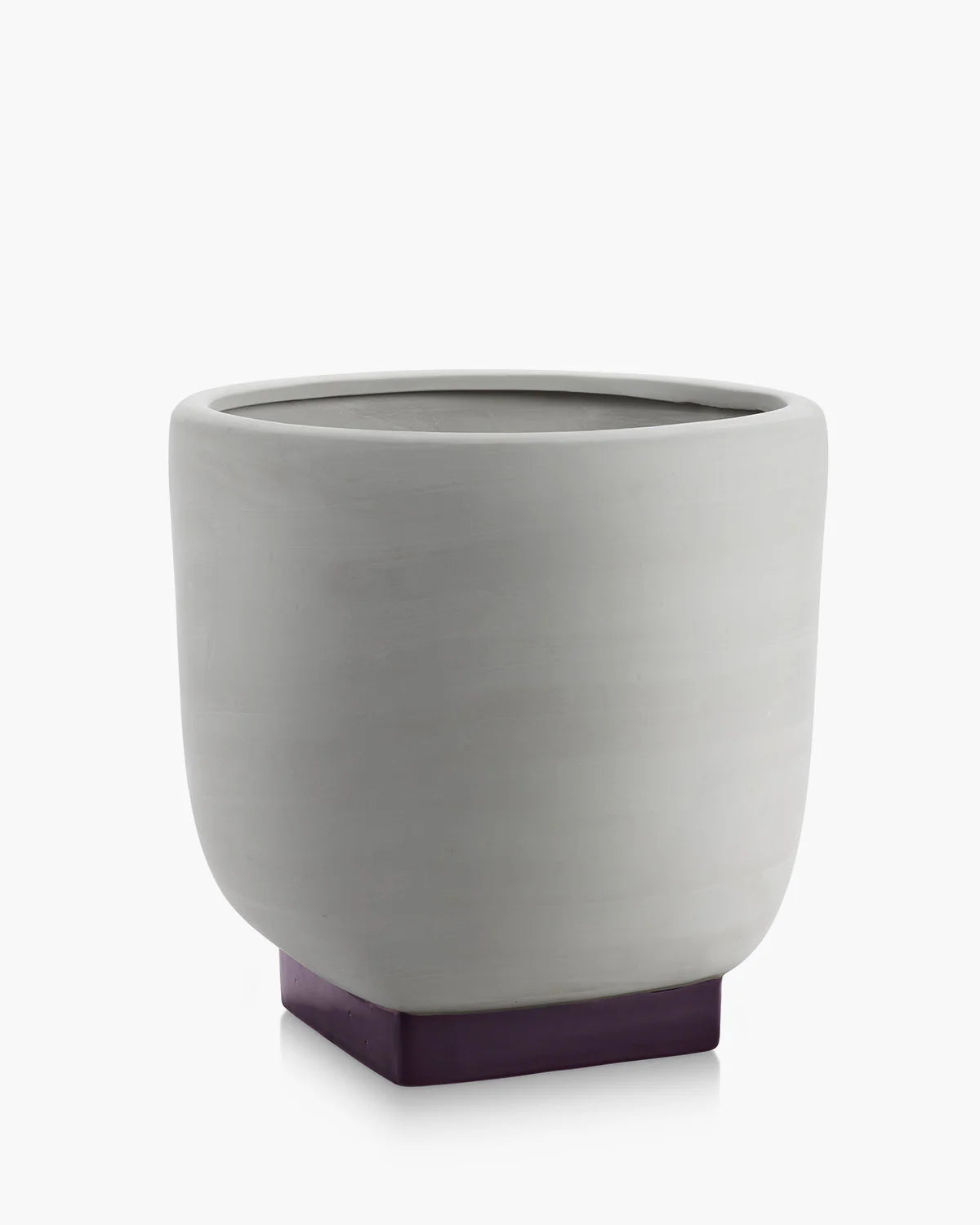 Flower Pot 06 Grey/Purple