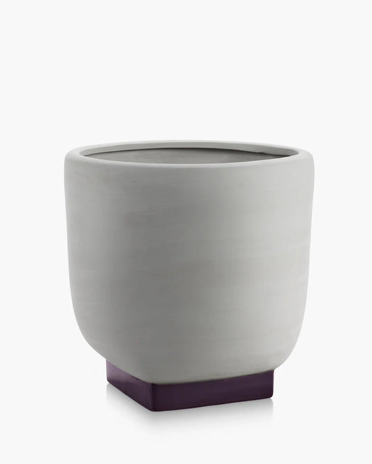 Flower Pot 06 Grey/Purple
